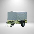 Remorcă auto -  Sebal Basic 200 cu prelata | 201x106x110cm / 750kg